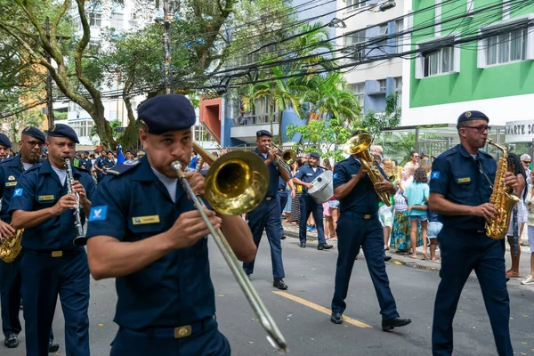 Salvador Bahia Brésil Septembre 2022 Des Musiciens Salvador Défilé Des — Photo