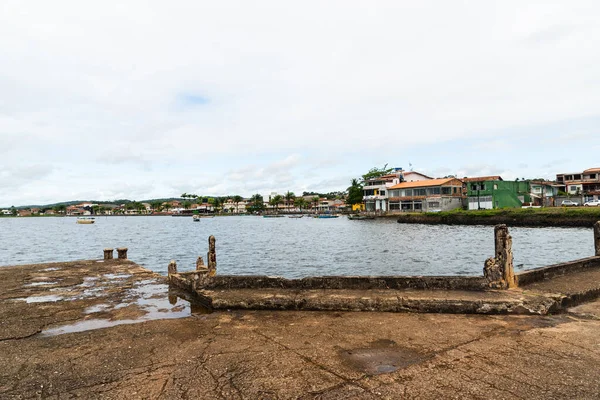 2022年6月22日 巴西巴伊亚州塔佩罗阿 巴伊亚州塔佩罗阿市Rio Das Almas的旧码头和废弃码头 — 图库照片