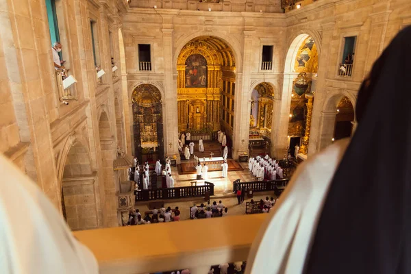 Salvador Bahia Brazil Червня 2022 Top View Corpus Christi Mass — стокове фото