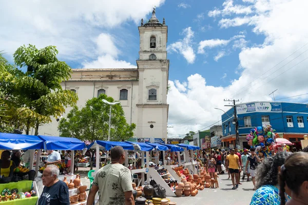 Nazare Bahia Brasilien April 2023 Auf Der Traditionellen Caxixis Messe — Stockfoto