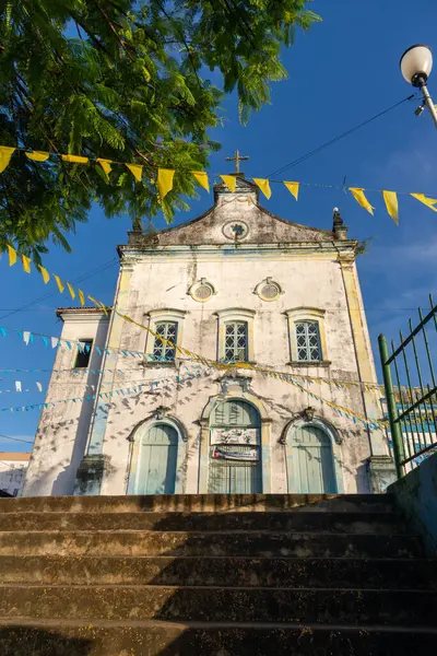 2022年6月22日ブラジル バイーア州バレンシア市 ブラジル バイーア州バレンシアのカトリック教会のファサード — ストック写真