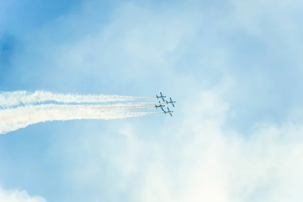 Сальвадор Баия Бразилия Июля 2023 Года Полет Акробатическое Представление Эскадрильи — стоковое фото