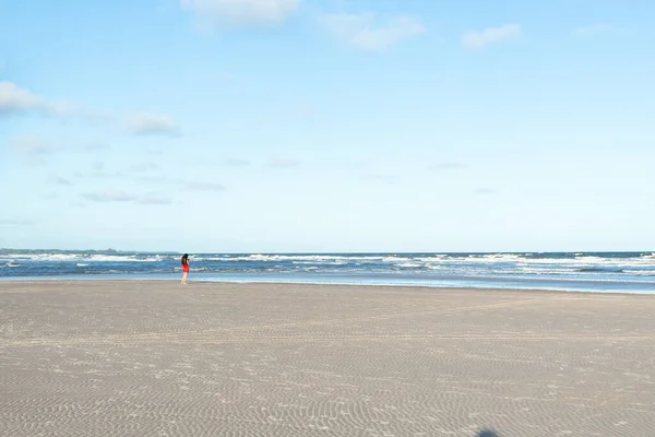 Валенка Бахия Бразилия Января 2023 Года Турист Наслаждающийся Морем Пляже — стоковое фото