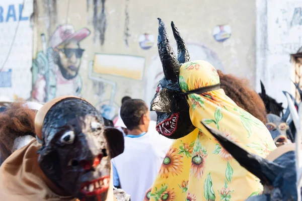 Santo Amaro Bahia Brazil July 2023 Cultural Group Caretas Acupe — Stock Photo, Image