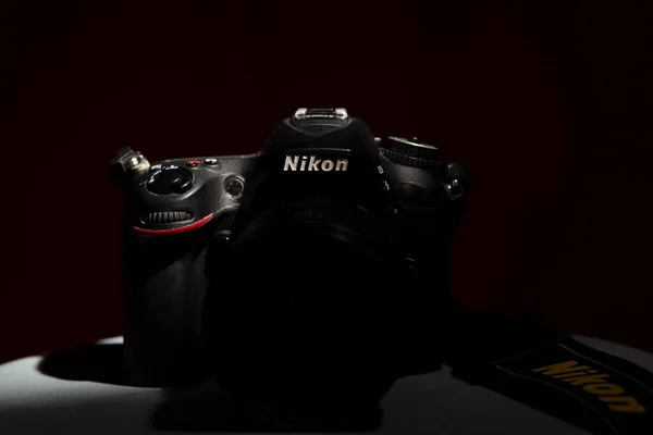 Salvador Bahia Brasil Julho 2023 Uma Câmera Nikon Marca Dslr — Fotografia de Stock
