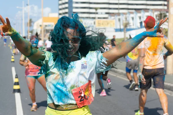 Salvador Bahia Brazil Ağustos 2015 Brezilya Salvador Daki Renk Yarışında — Stok fotoğraf