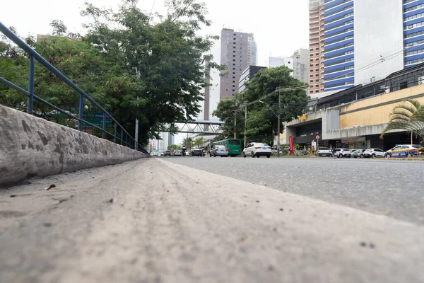 Salvador Bahia Brasilien August 2023 Blick Auf Die Avenida Tancredo — Stockfoto