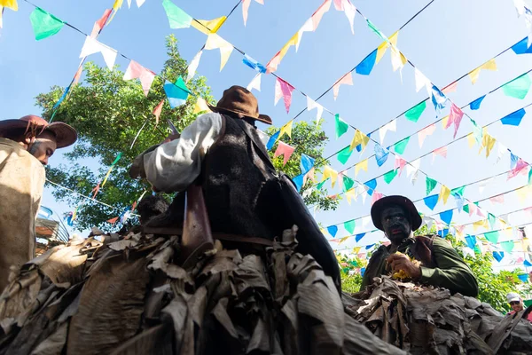 サント アマロ バハイア ブラジル 2023 伝統的なヌゴ フギドの文化イベントのメンバーは アキュペル サント アマロ — ストック写真