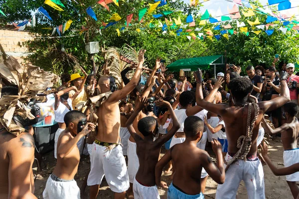 サントアマロ バハイア ブラジル 2023年7月23日 バハイアのサント アマロ市で行われたヌゴ フギドの文化イベントのメンバー — ストック写真