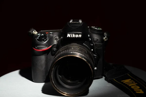 Salvador Bahia Brasil Julho 2023 Uma Câmera Nikon Marca Dslr — Fotografia de Stock