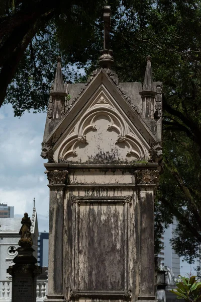 Salvador Bahía Brasil Enero 2015 Monumentos Históricos Del Cementerio Campo — Foto de Stock