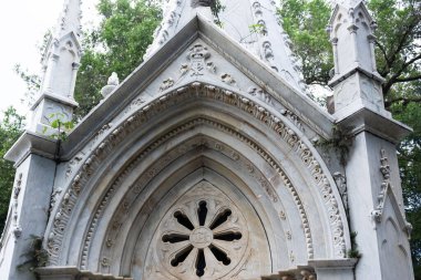 Salvador, Bahia, Brezilya - 21 Ocak 2015: Campo Santo Mezarlığı 'nın tarihi eserleri, Salvador, Bahia.