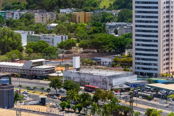 Salvador Bahia Brasil Febrero 2015 Vista Desde Cima Los Edificios — Foto de Stock
