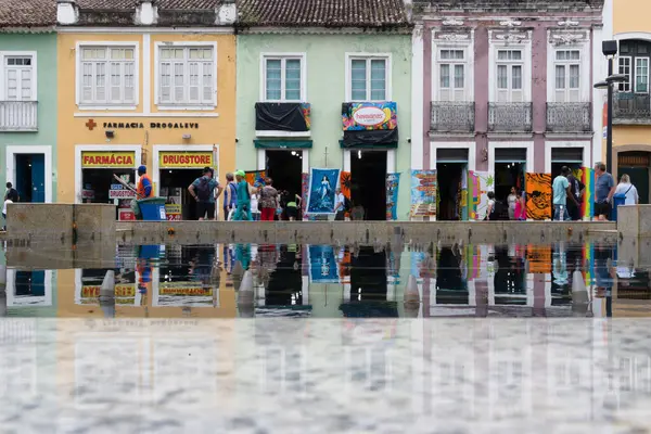 Stock image Salvador, Bahia, Brazil - March 23, 2019: View of Pelourinho, historic center of the city of Salvador, Bahia.