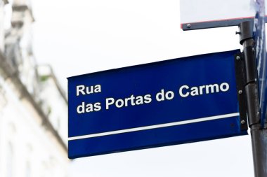 Salvador, Bahia, Brezilya - 20 Nisan 2025: Rua das Portas do Carmo, Pelourinho, Bahia şehri.
