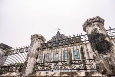 Santo Amaro, Bahia, Brezilya - 18 Mayıs 2025: Bahia 'nın başkenti Santo Amaro' da bulunan Aziz Meryem Ana Kilisesi ve manastırı.