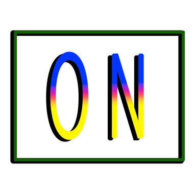 Kare şeklindeki ağ ve uygulamalı balon, renkleri değişken harflerle yazılmış. Projeler için simge. İllüzyon. Şekil, geometri. Kelimeler.