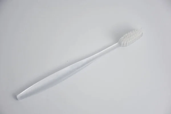 Зубная Щетка Изолирована Белого Фона — стоковое фото