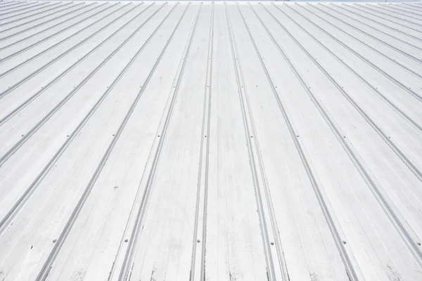 Ticari Inşaatta Metal Kaplama Çatısı — Stok fotoğraf