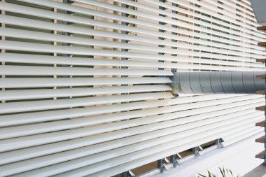 Büyük klima havalandırma kanalı.