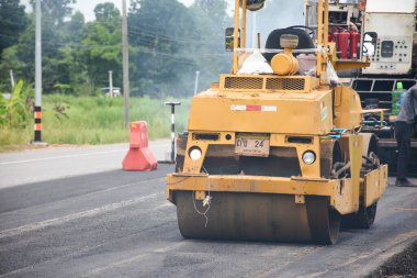 Khon Kaen, Tayland, 24 Ağustos 2024, yol yapım araçları