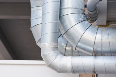 Büyük klima havalandırma kanalı.