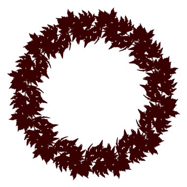 Beyaz arka planda bir peçetenin tasviri