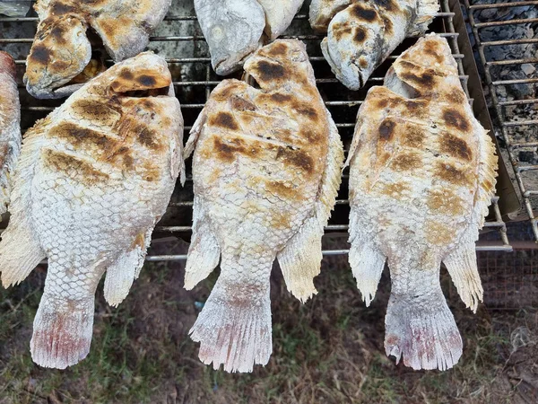 Stock image Grilled sea fish is a common dish in southern Thailand.