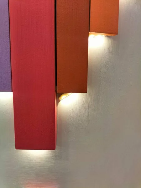 Iluminação Linear Para Decoração Interiores — Fotografia de Stock