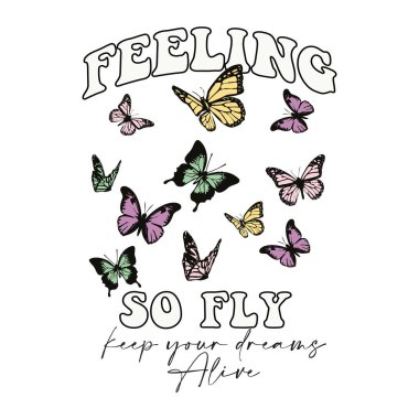 Kelebeklerin el çizimi vektör çizimi