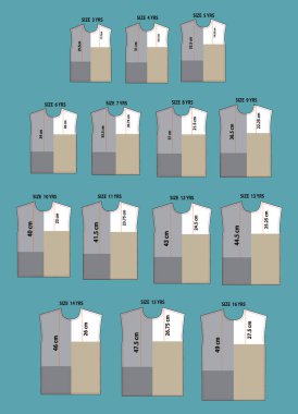 t-shirt şablon tasarımı, vektör illüstrasyonu