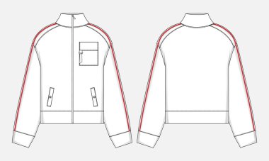 Moda tasarımları için forma tasarımı. vektör illüstrasyonu