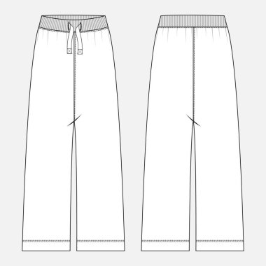 moda teknik taslak şablonu