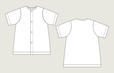 gömlek moda düz tasarım