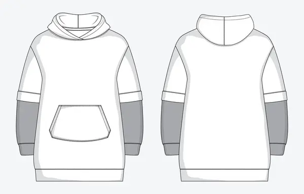 Hoodie template Vector Images Depositphotos