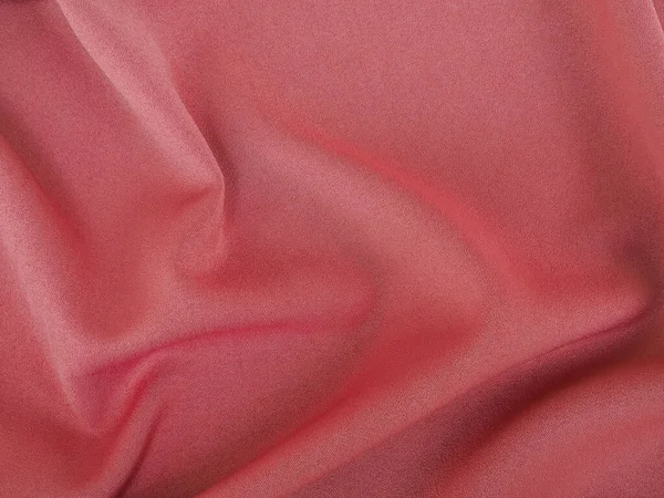 天然棉 蚕丝或亚麻织物的织物质感 玫瑰金面料背景 — 图库照片