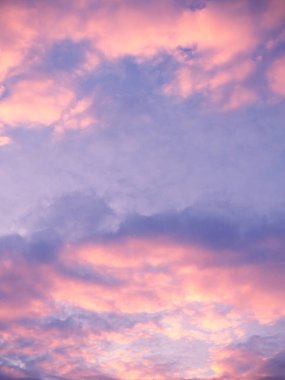 Doğa arkaplanı için dramatik gün batımı gökyüzü