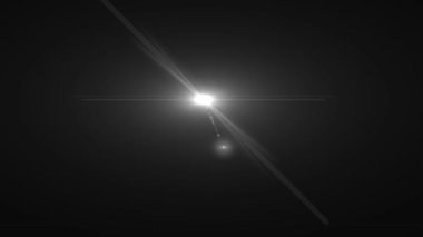 Lens flare light with bright glow, sun light lens flares art animation