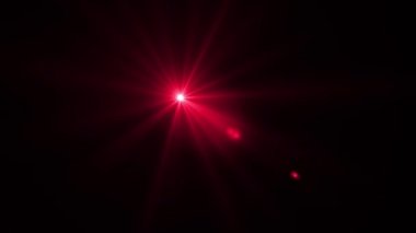 Lens flare light with bright glow, sun light lens flares art animation