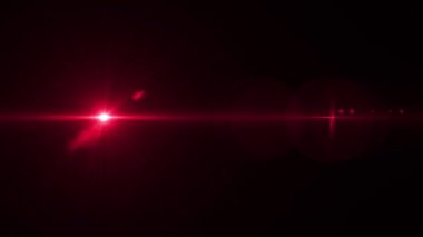 Lens flare light with bright glow, sun light lens flares art animation