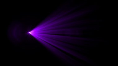 Purple flare lens effect. 4K resolution. Very high quality and realistic.on black background