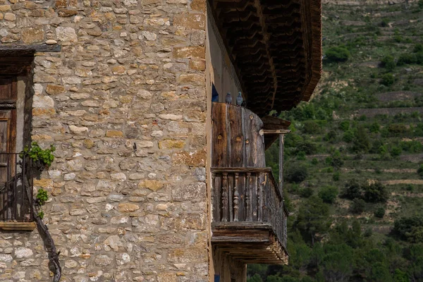 Altes Dorf Spanien Charmante Alte Straßen Ein Typisches Dorf Mit — Stockfoto