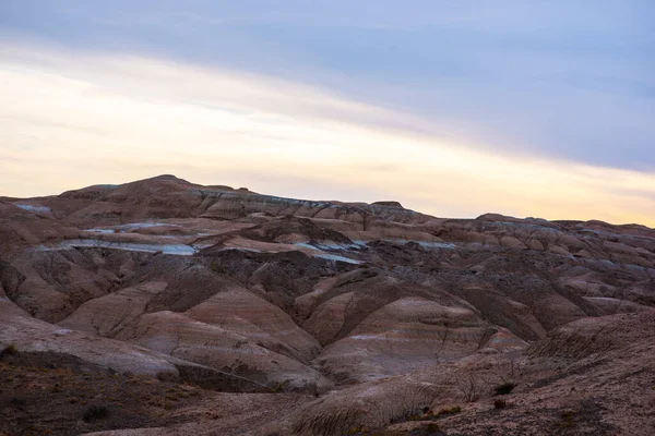 Montanhas Coloridas Wadi Rum Desfiladeiro Deserto Jordânia Vale Lua Vale — Fotografia de Stock