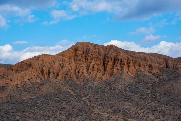 Coloridas Montañas Del Cañón Del Desierto Wadi Rum Jordania Valle — Foto de Stock