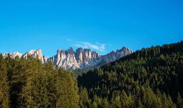 Cume Montanha Incrível Região Trentino Alto Adige Tirol Sul Veneto — Fotografia de Stock