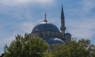 Mavi Cami, İstanbul, Türkiye. Bizans mimarisinin dünyaca ünlü anıtı.