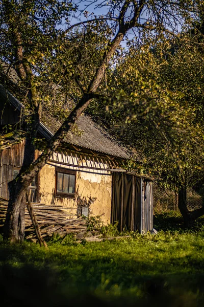 Verlassenes Haus Einem Ukrainischen Dorf — Stockfoto