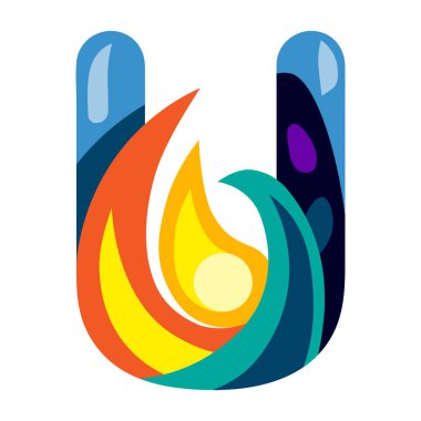 vektör arkaplanı Anaokulu ya da alfabe öğrenme harfi