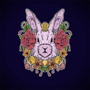 Rabbit Chinese New Year 2023 Illustration Vector Draw Artwork