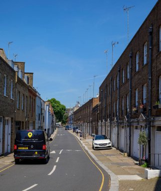 London - 06 15 2022: View of Cadogan Ln clipart